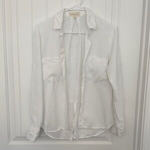 Cloth & stone White Button-Up Shirt XS